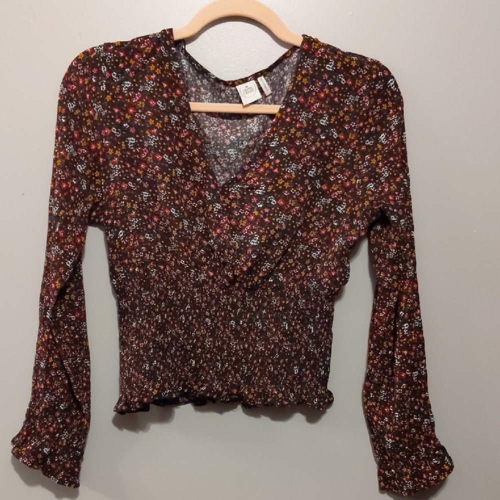 Paper Crane Multicolor Floral Blouse